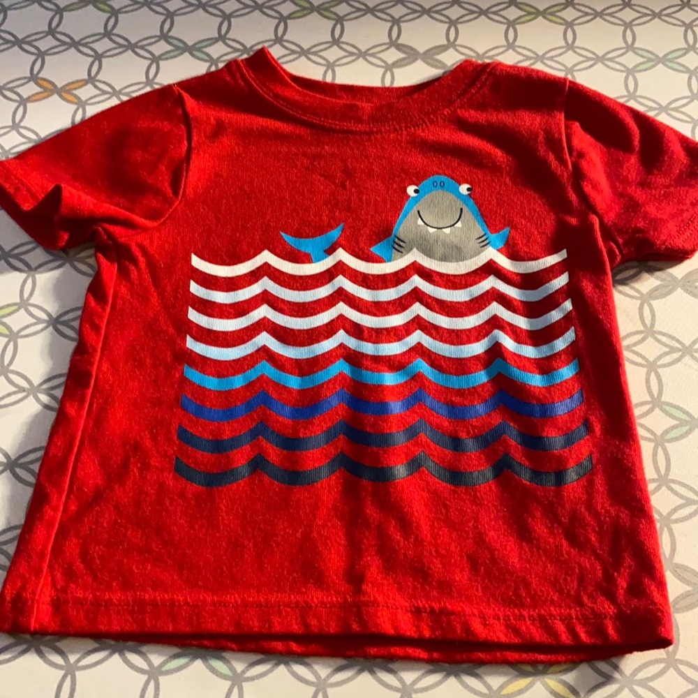 Red & Blue T-Shirt. Size 12 Months